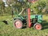 AZK mit Pflug und M�hwerk &nbsp;&nbsp;&nbsp;&nbsp;&nbsp;&nbsp;&nbsp;&nbsp;&nbsp;&nbsp; (7578) 